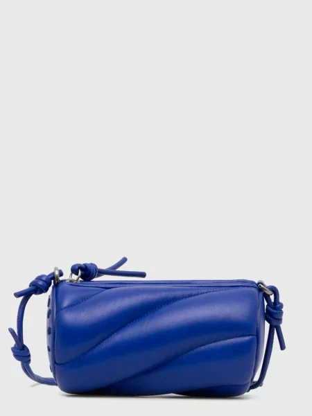 Fiorucci torebka skórzana Electric Blue Leather Mini Mella Bag niebieski