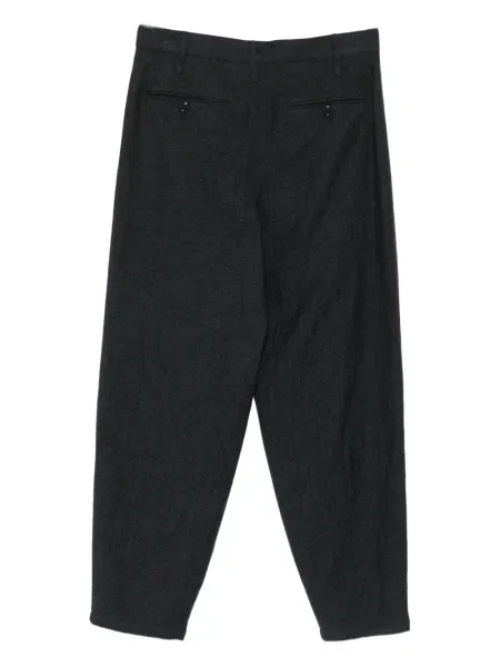 Pantaloni Giorgio Armani de lână plisate gri