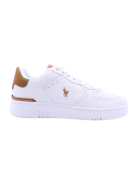 Sneakersy Polo Ralph Lauren skórzane białe