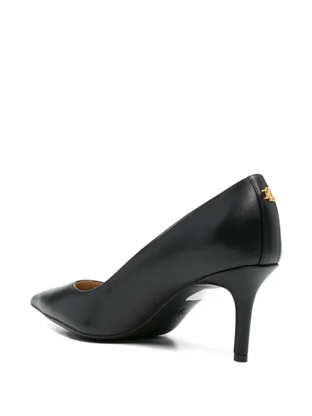 Pantofi cu toc Lauren Ralph Lauren negru
