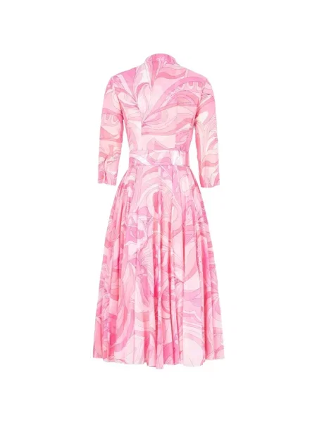 Rochie maxi Samantha Sung cu imagine roz