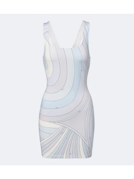 Rochie Pucci din jerseu albastru