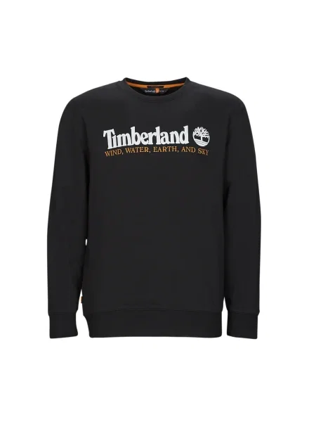 Hanorac crewneck Timberland cu decolteu rotund negru