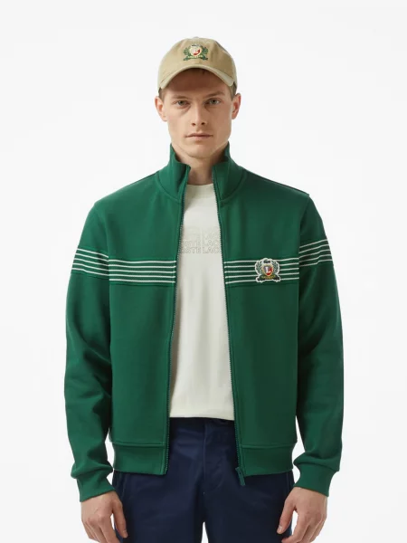 Спортивная кофта Lacoste зеленая