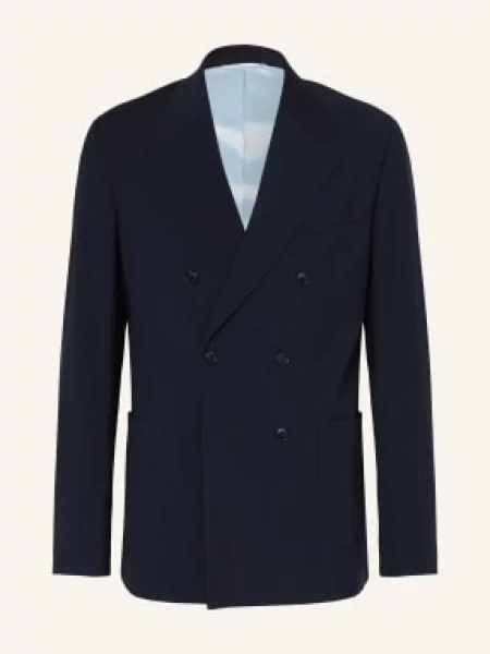 Paul Slim Fit Sako navy tmavě modré