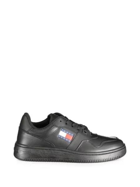 Sneakerși Tommy Hilfiger cu autograf negru