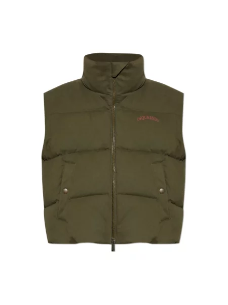 Kamizelka puchowa Dsquared2 zielona