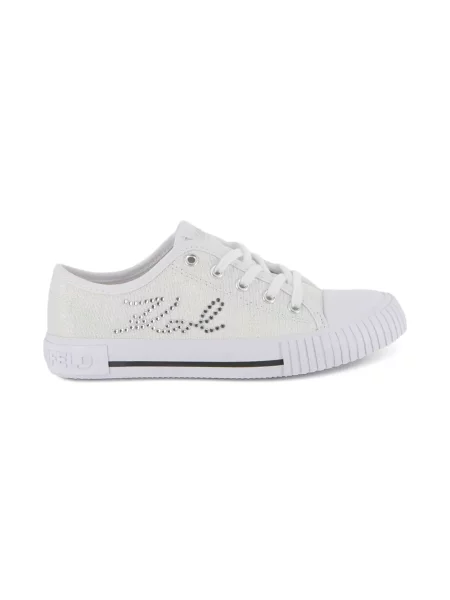 Sneakersy dziecięce Karl Lagerfeld białe