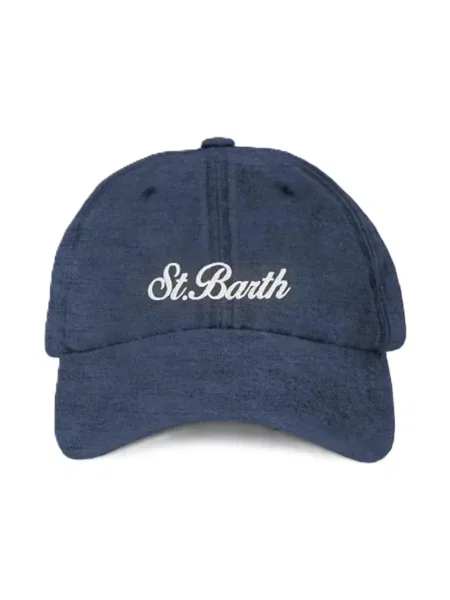 Czapka z daszkiem Saint Barth niebieska