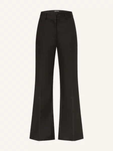 Black Palms Spodnie Z Rozszerzanymi Nogawkami Bobby schwarz czarne