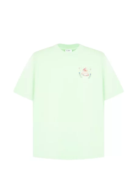 Tricou Casablanca cu imagine verde
