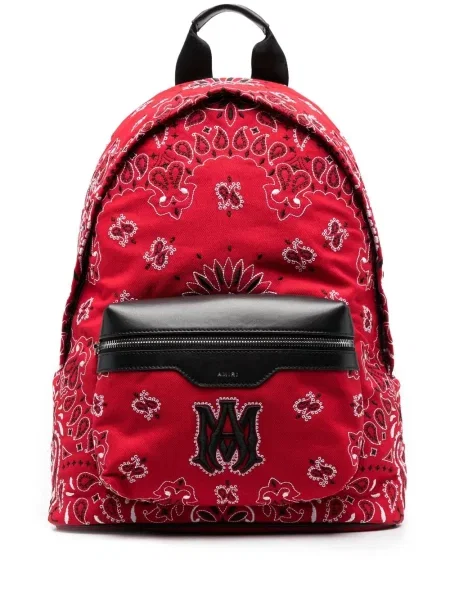 Rucsac Amiri cu broderie roșu