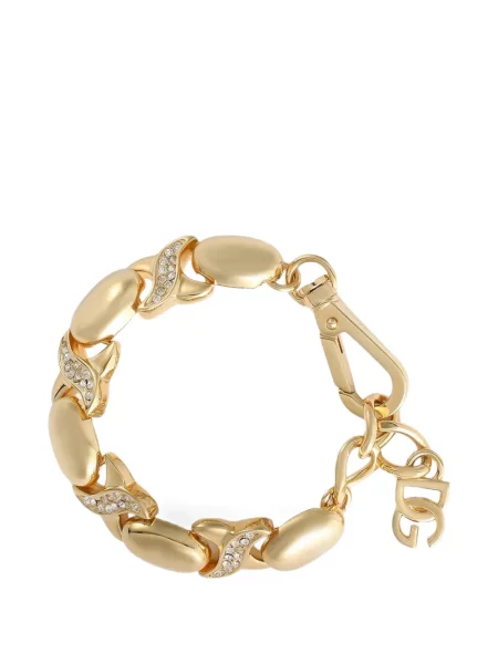 Stras brăţară Dolce & Gabbana auriu