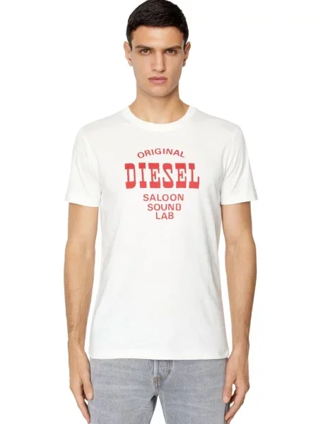 Tricou Diesel alb