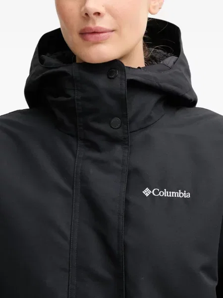 Geacă Columbia cu broderie negru
