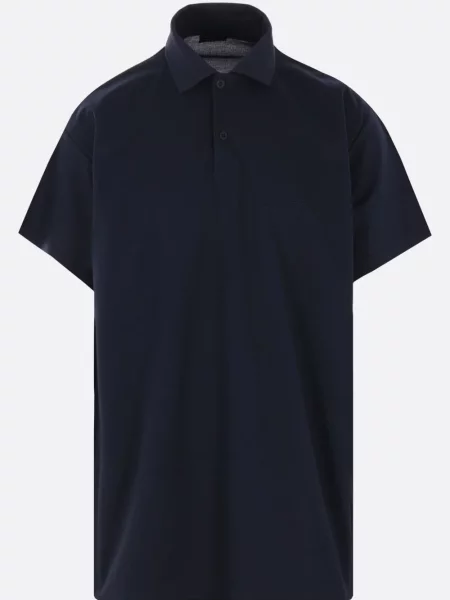 Polo Balenciaga albastru