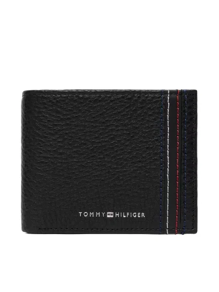 TOMMY HILFIGER Denarnica Central' črna