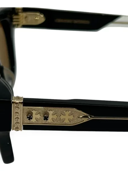 Слънчеви очила Chrome Hearts със сърца черно