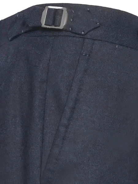 Pantaloni Franzese Collection plisate albastru