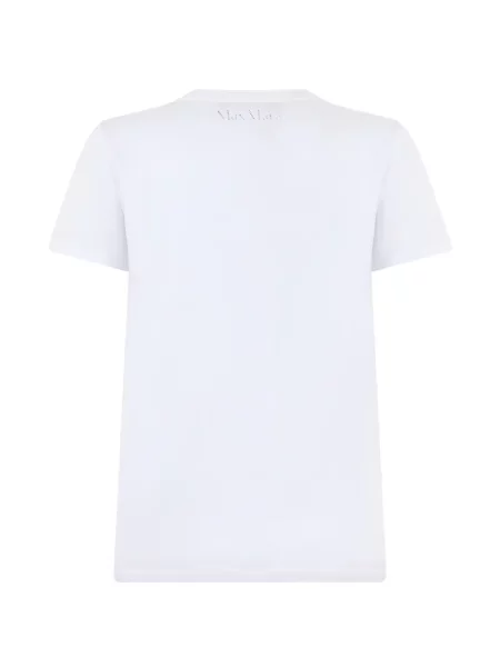 Virágos aplikált póló Max Mara fehér