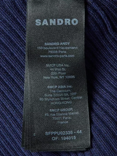 Top Sandro tricotate albastru