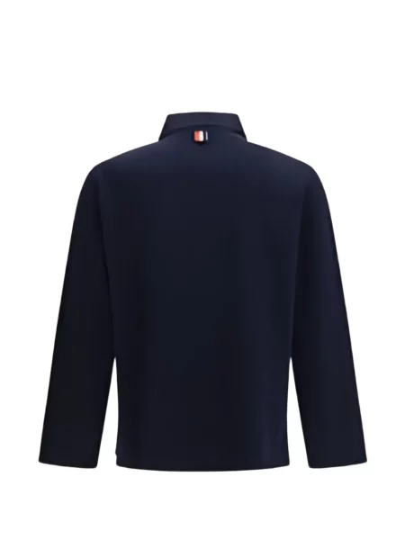 Tricou polo Thom Browne alb