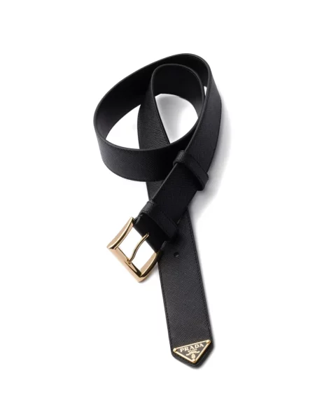 Curea Prada din piele negru
