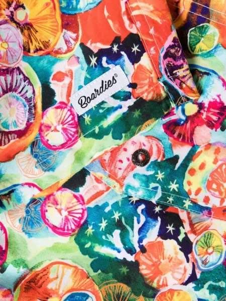 Slip de baie Boardies cu imagine cu imprimeu abstract