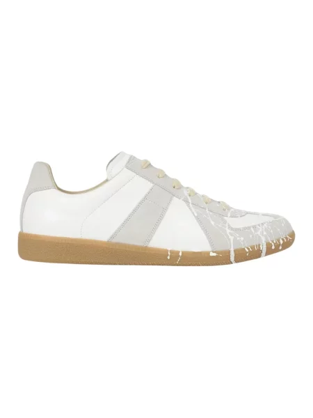 Sneakersy Maison Margiela skórzane białe