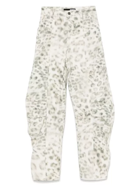 Blugi Rotate Birger Christensen cu imagine alb