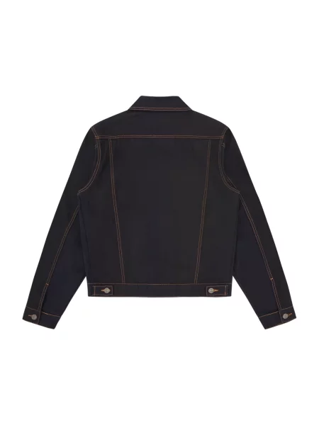 ICECREAM kurtka jeansowa Oil Stained Trucker Jacket przejściowa oversize niebieski