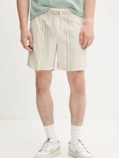 Šortky Tommy Jeans béžová