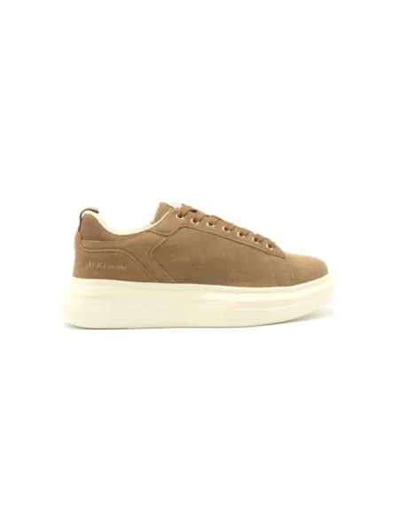 Sneakersy Liu Jo zamszowe brązowe