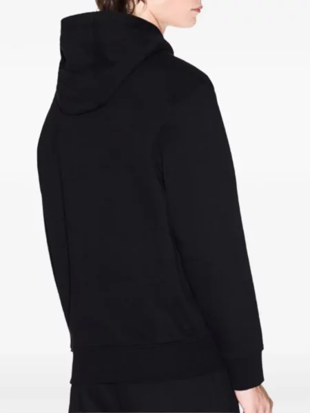 Hanorac cu glugă Armani Exchange negru