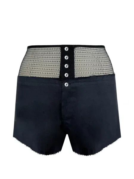 Pantaloni scurți Contessa Mills plasă negru