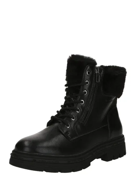 Pantofi Tom Tailor cu șireturi negru