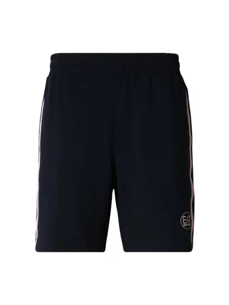 Spodenki sportowe Emporio Armani Ea7 niebieskie
