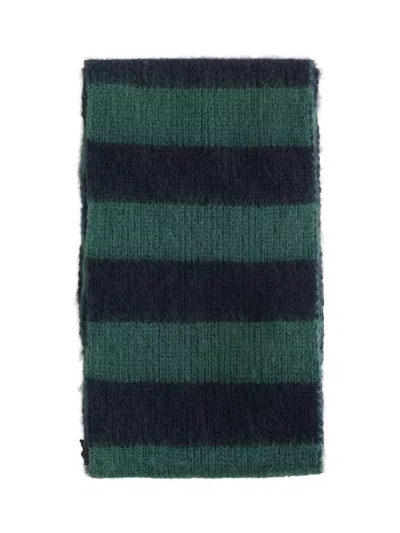 WE Fashion Fular marin / verde pin albastru