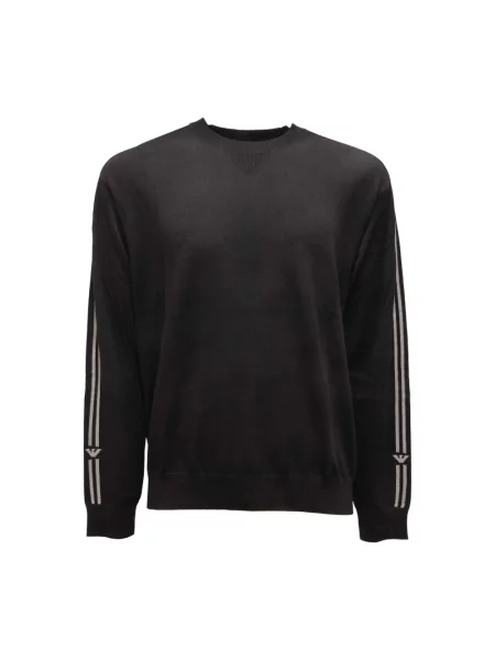 Sweter Armani wełniany czarny