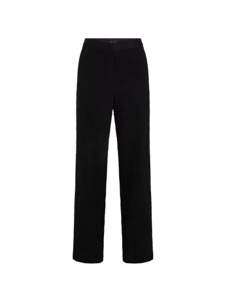 Stras pantaloni Karl Lagerfeld negru