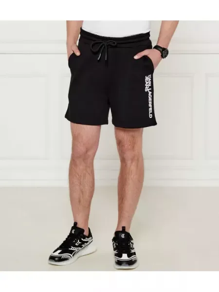 Karl Lagerfeld Jeans Pantaloni scurți negru