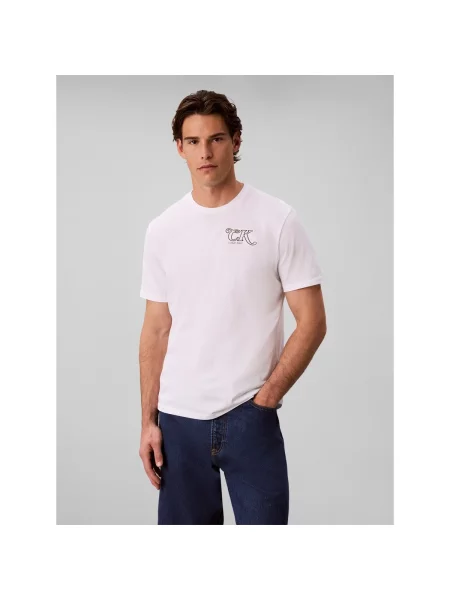 Tričko Calvin Klein Jeans biela