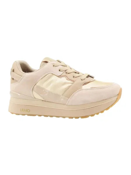 Sneakersy Liu Jo skórzane beżowe