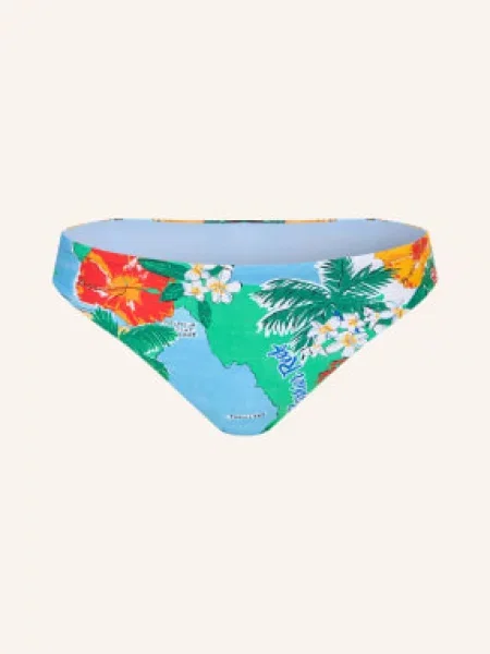 Seafolly Základní Bikiny Viva Vacation tmavě / oranžová / zelená modrá