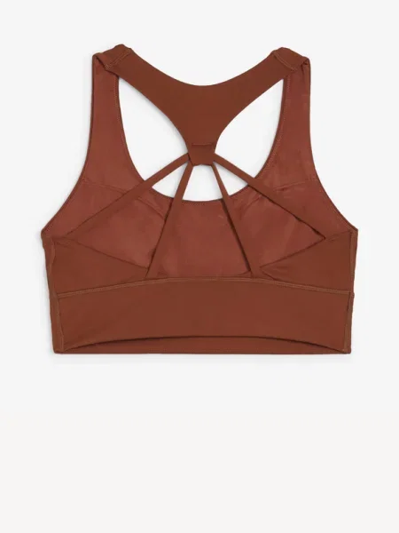 Olcsóbban. PUMA Evolve Longline teak fitnesz melltartó. Méret: L barna