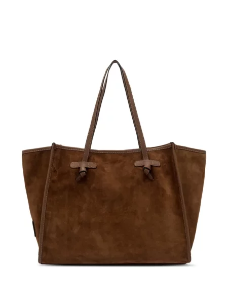 Τσάντα shopper Gianni Chiarini σουέτ καφέ