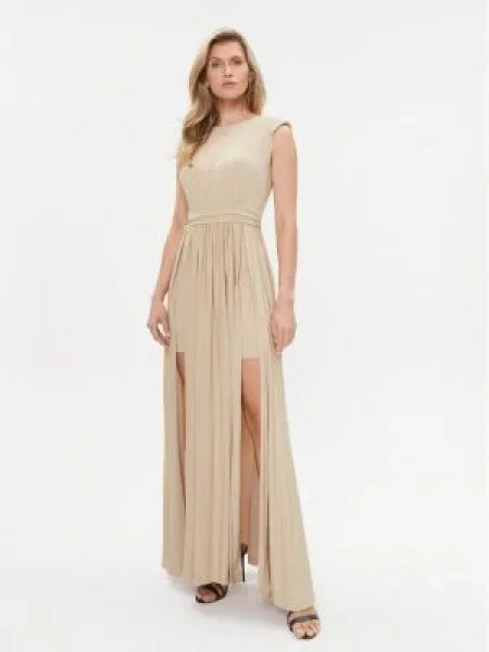 Rinascimento Rochie de seară auriu