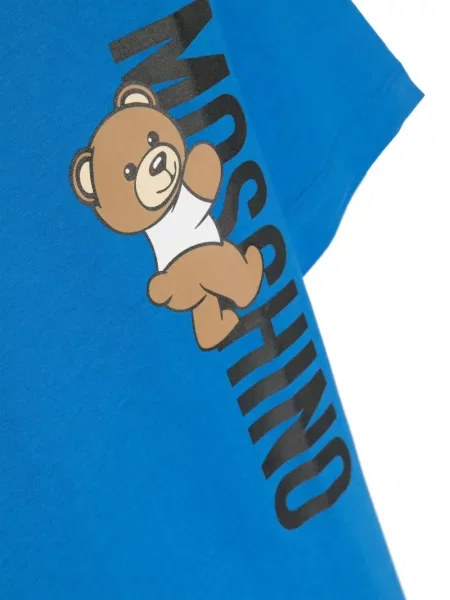 Koszulka dziecięca Moschino niebieska