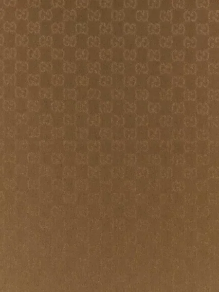 Fular Gucci cu broderie maro