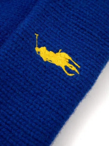 Polo Polo Ralph Lauren με κέντημα κοτλέ με αγκράφα μαύρο